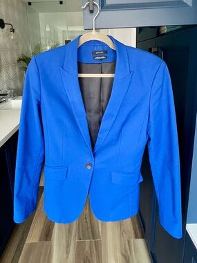 RW&CO. Royal Blue Single-Button Women's Blazer